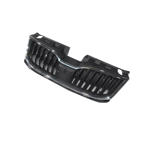 5E0853761C 2ZZ Skoda Octavia 17/19  Ön Panjur Siyah Nikelaj Çıtalı (Üst Koruma Plastiği İle Birlikte)(TwY) - Ankara Ostim Yedek Parça